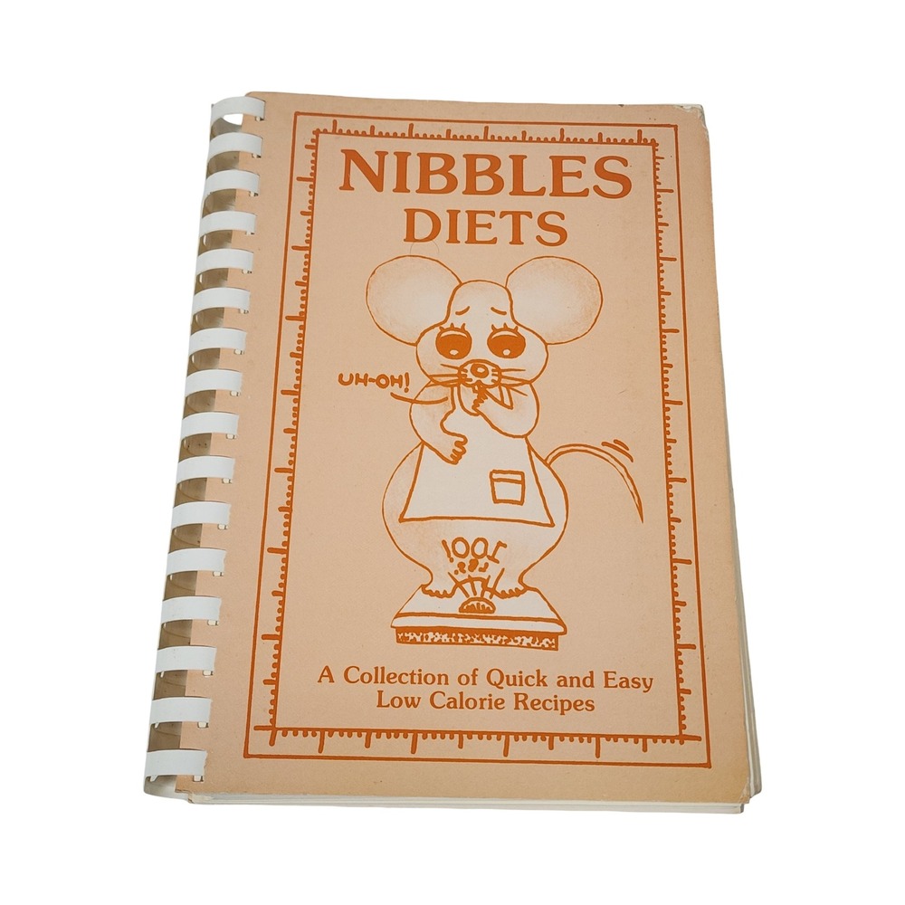 Nibbles Diets Suzie Stephens Vintage Signed Low Calorie Recipe Cookbook